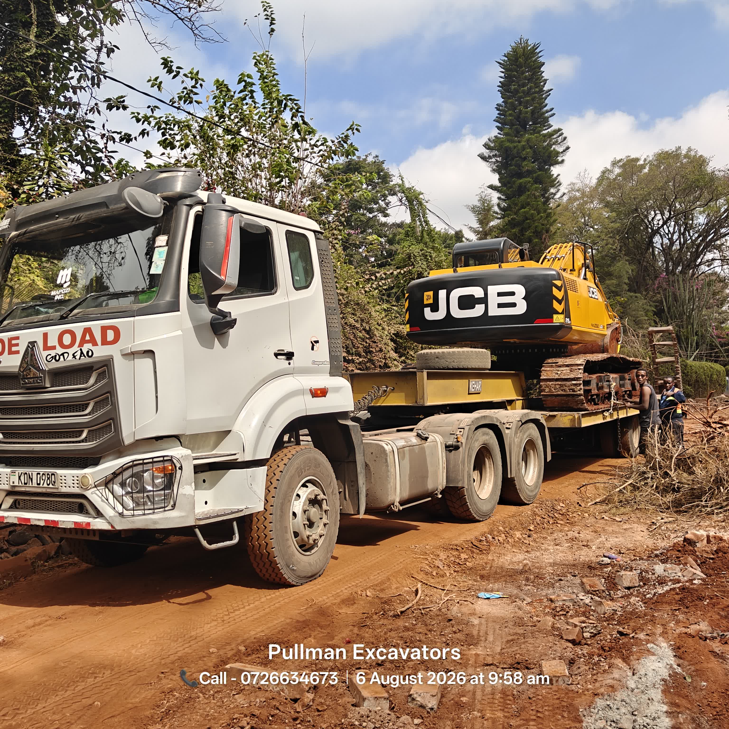 Low Loader Services in Kenya.