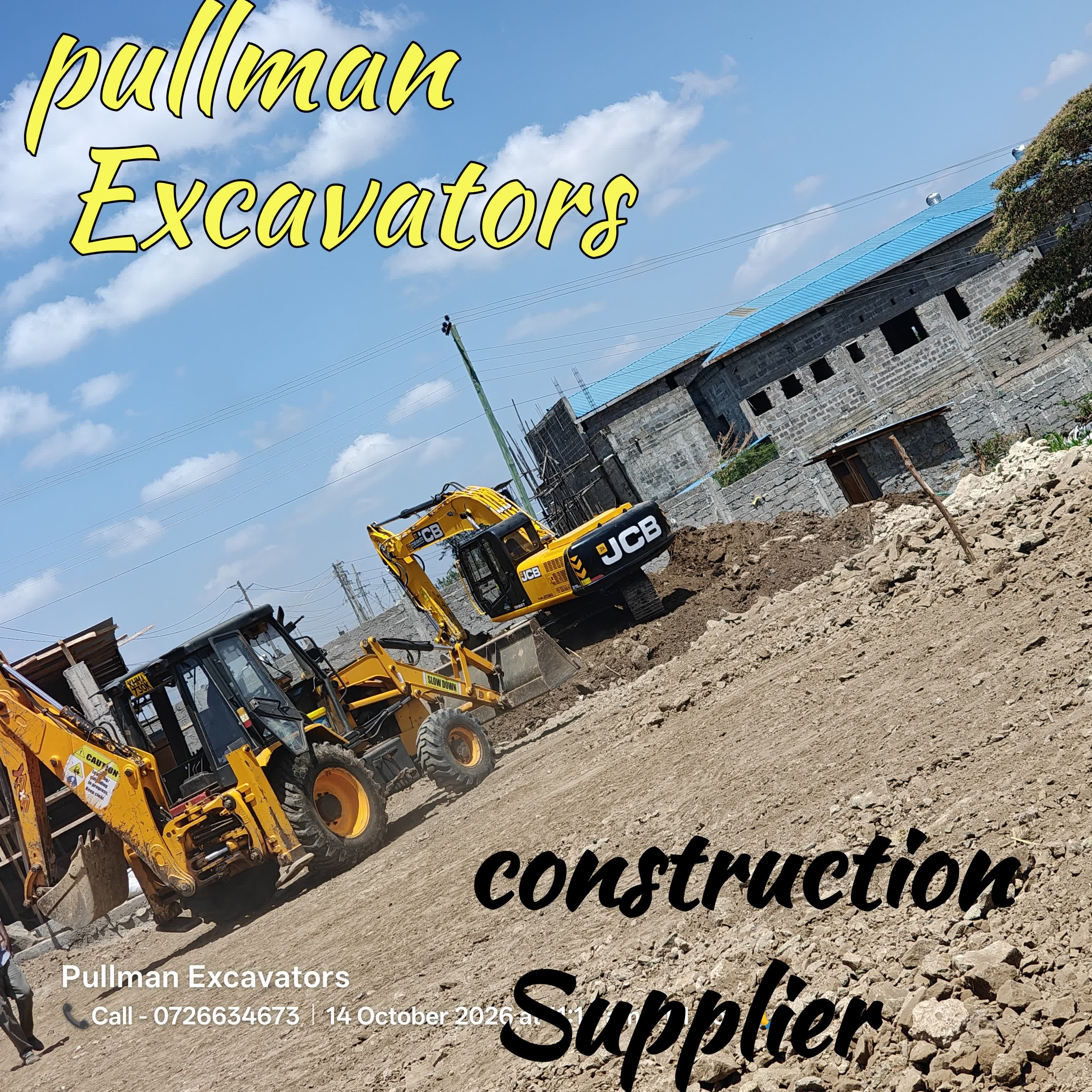 Excavators for hire in Kenya