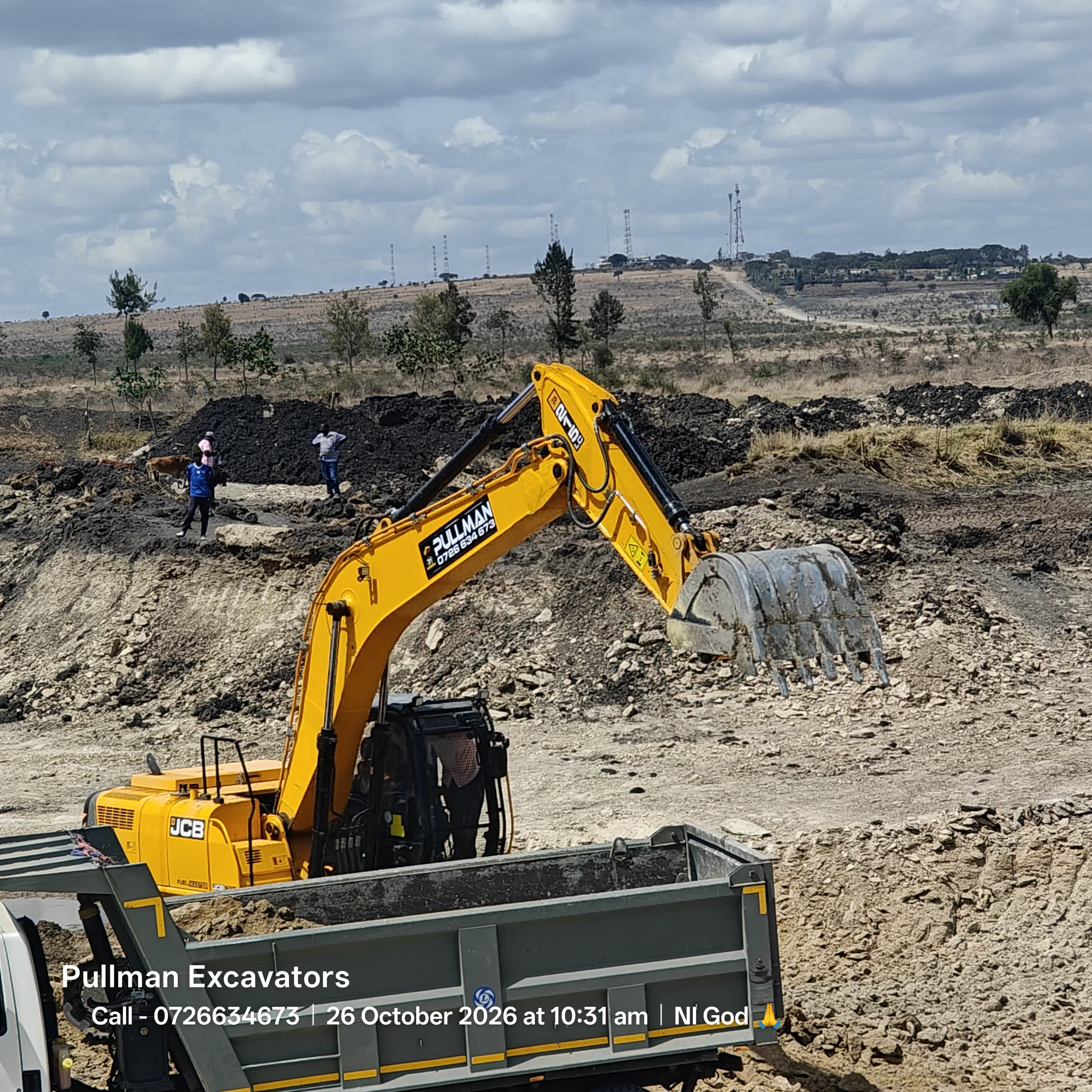 Excavator hire in Tala